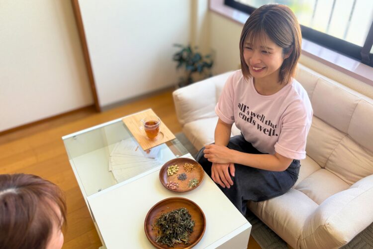 よもぎ蒸し＋ハーブリーディング画像