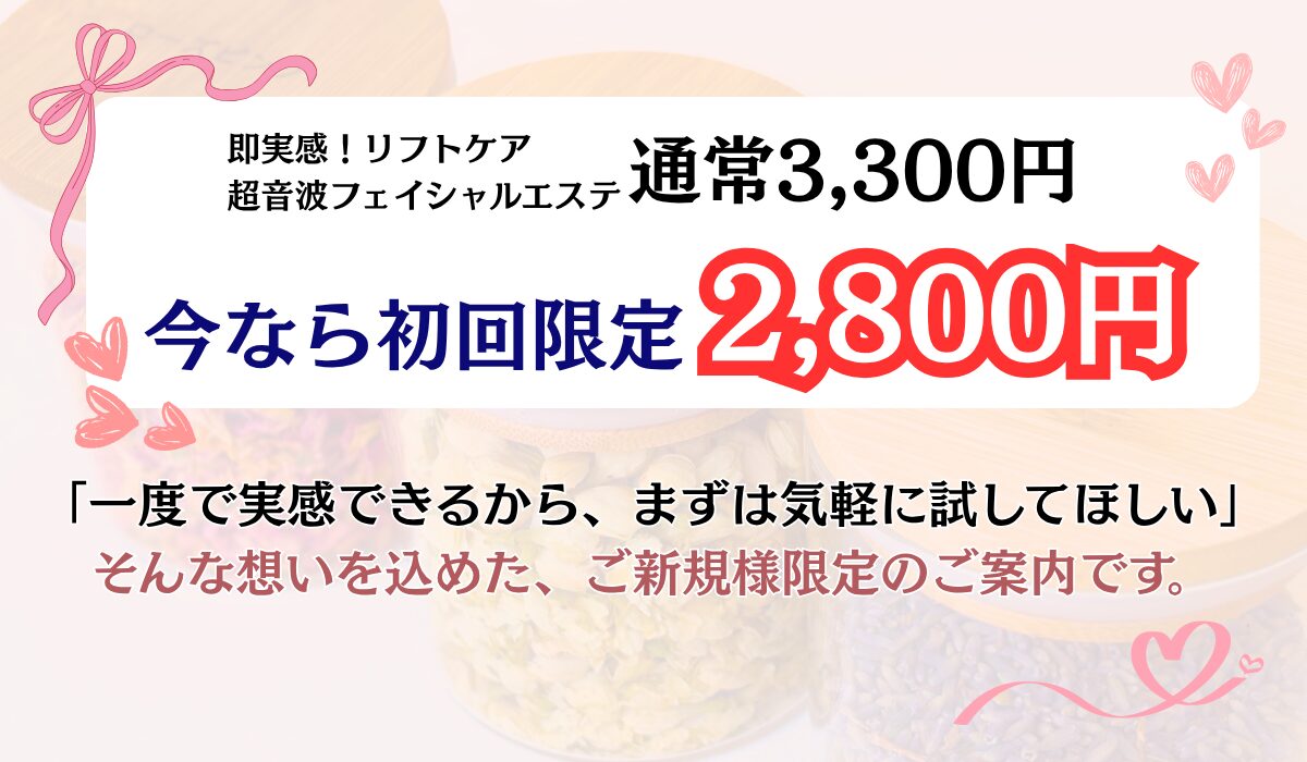 通常3,300が今なら初回限定2,800円画像
