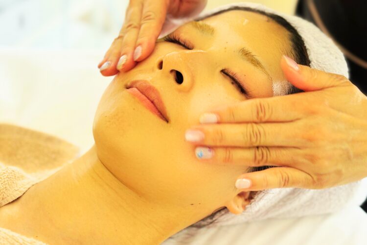 乳液仕上げ画像